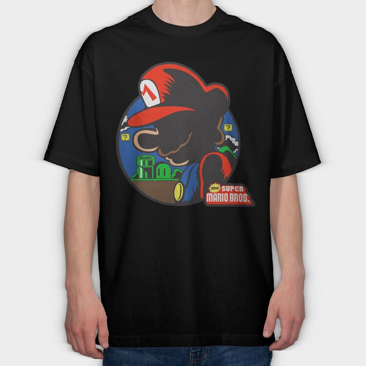 Super Mario Bros 3, Tricou Oversize Barbati (Unisex)