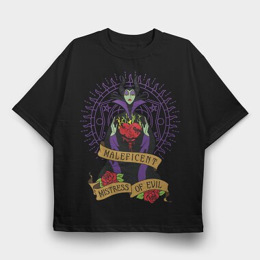 Villanas Disney Malefica C, Tricou Oversize Barbati (Unisex)