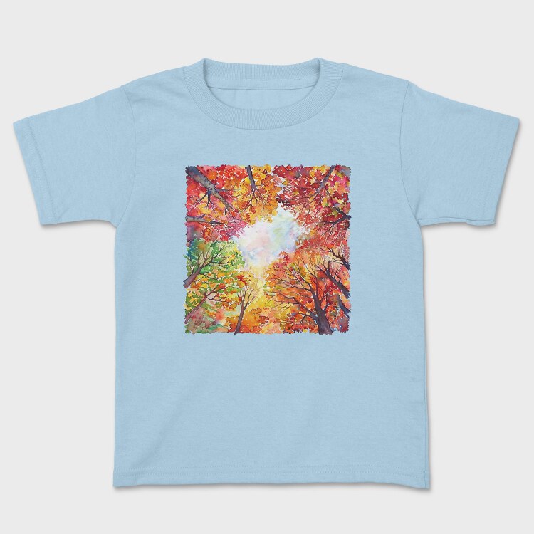 Autumn Leaves Forest, Tricou Copii