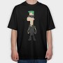 Phineas and Ferb 11, Tricou Oversize Barbati (Unisex)