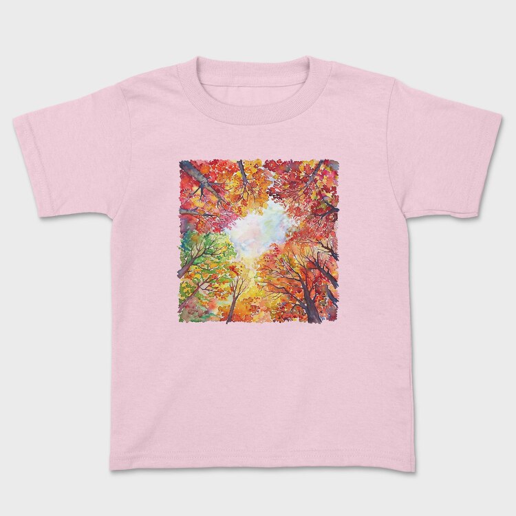 Autumn Leaves Forest, Tricou Copii