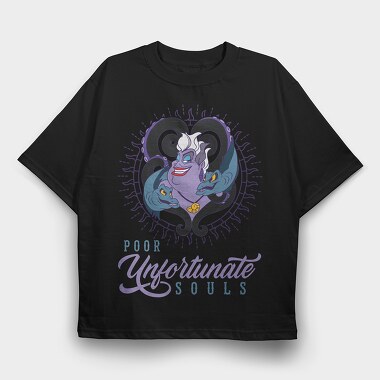 Villanas Disney Ursula A, Tricou Oversize Barbati (Unisex)