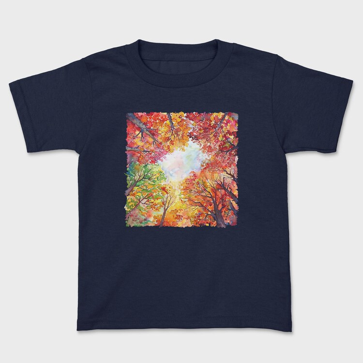 Autumn Leaves Forest, Tricou Copii