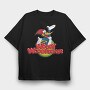 Cartoon Retro Woody Woodpecker 4, Tricou Oversize Barbati (Unisex)