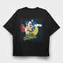 Super Sonic, Tricou Oversize Barbati (Unisex)