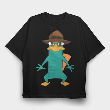 Phineas and Ferb 13, Tricou Oversize Barbati (Unisex)