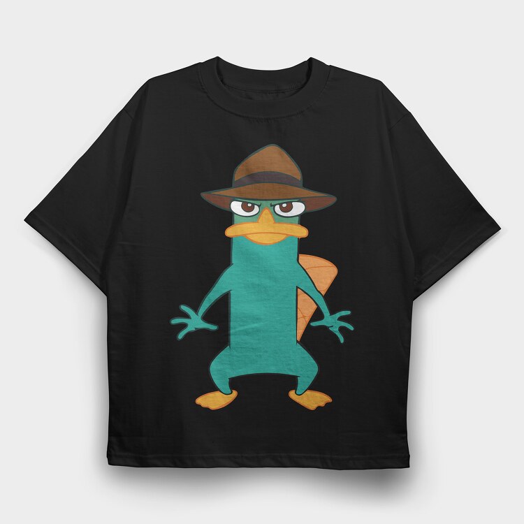 Phineas and Ferb 13, Tricou Oversize Barbati (Unisex)