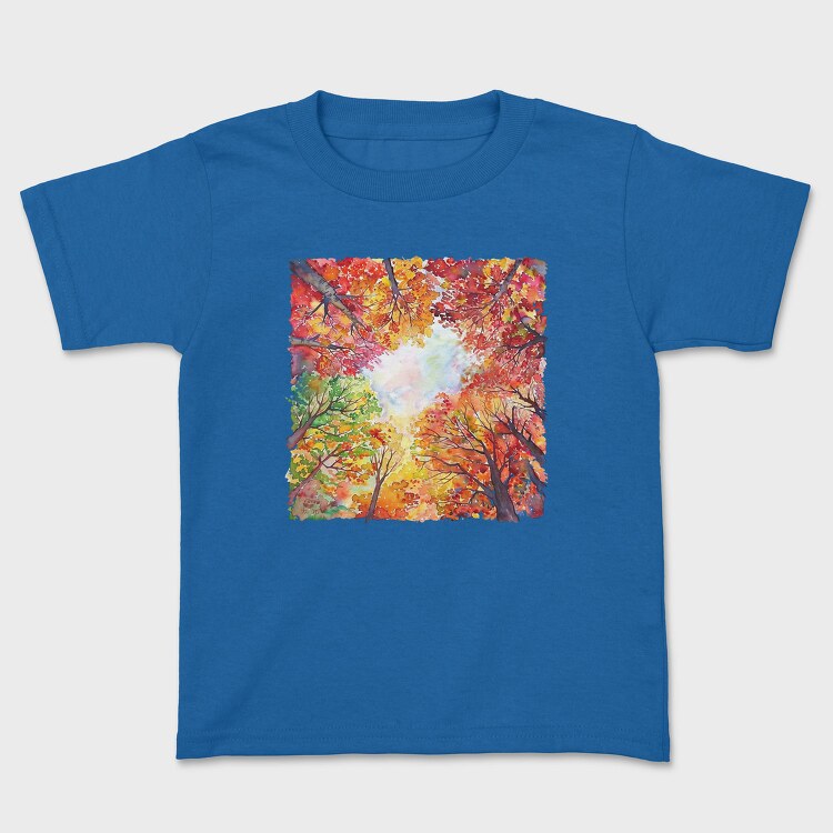 Autumn Leaves Forest, Tricou Copii