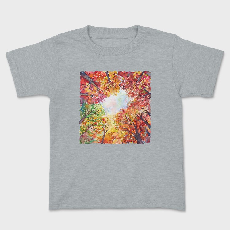 Autumn Leaves Forest, Tricou Copii
