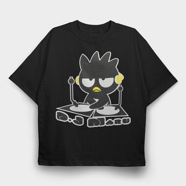 Cartoon Retro Badtz Maru 1, Tricou Oversize Barbati (Unisex)