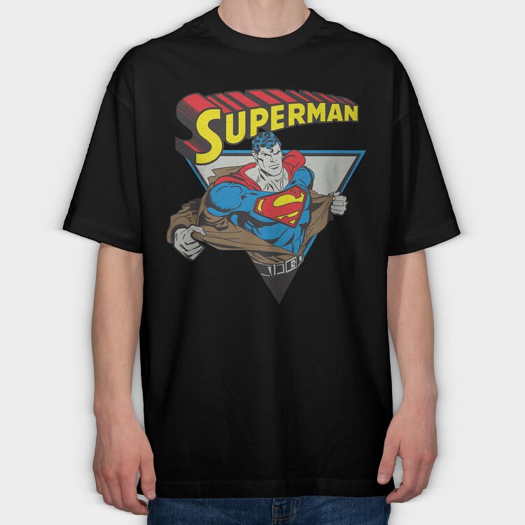 Superman 2, Tricou Oversize Barbati (Unisex)