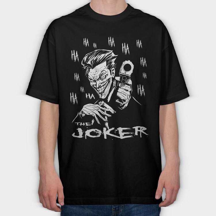 Jocker 1, Tricou Oversize Barbati (Unisex)
