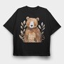 Bear Friends Forest, Tricou Oversize Barbati (Unisex)
