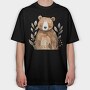 Bear Friends Forest, Tricou Oversize Barbati (Unisex)