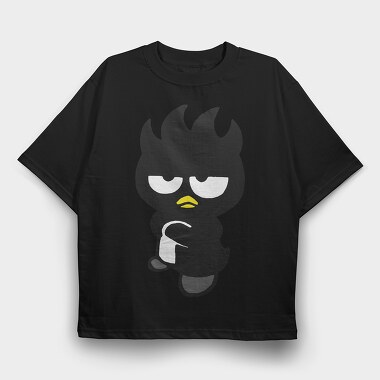 Cartoon Retro Badtz Maru 2, Tricou Oversize Barbati (Unisex)