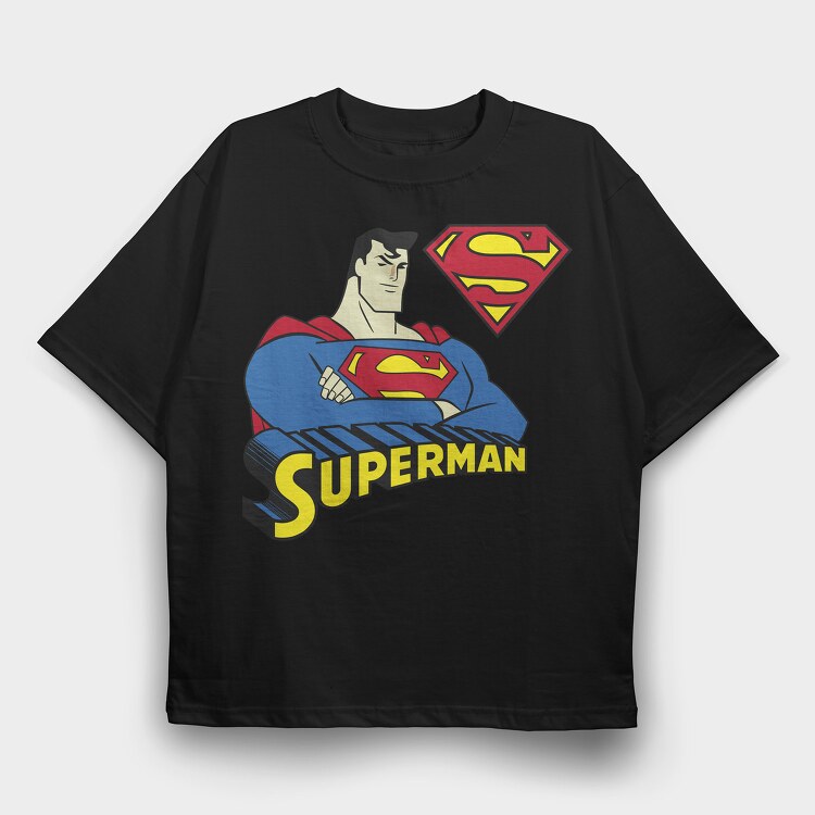 Superman 3, Tricou Oversize Barbati (Unisex)