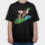 Phineas and Ferb 19, Tricou Oversize Barbati (Unisex)