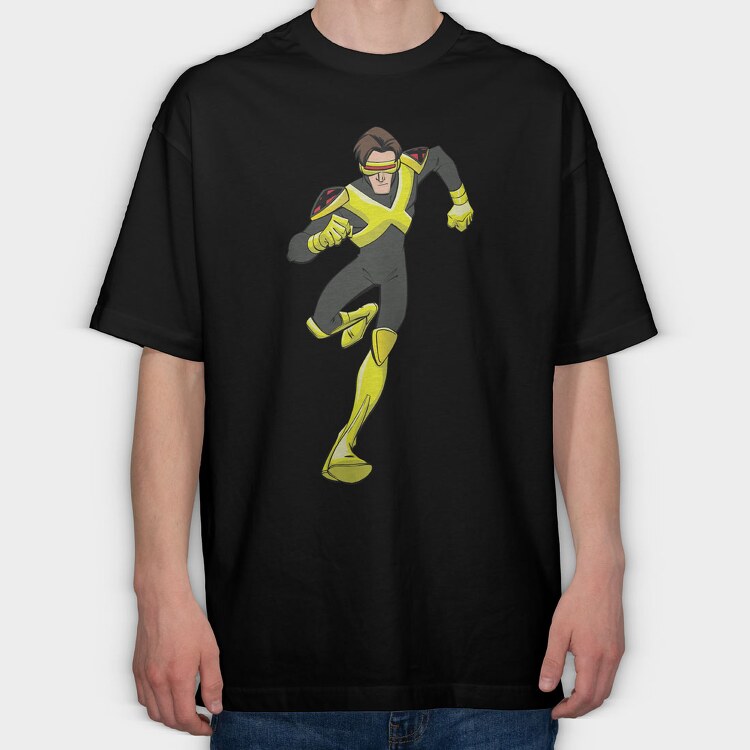 Cartoon Retro X Men 6, Tricou Oversize Barbati (Unisex)