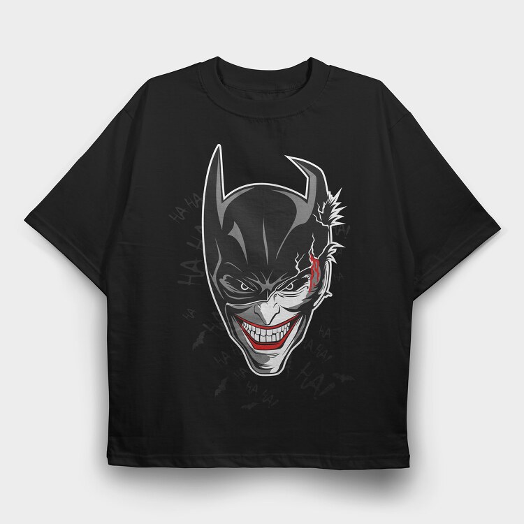 Jocker Ha Ha Ha, Tricou Oversize Barbati (Unisex)