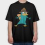Phineas and Ferb 2, Tricou Oversize Barbati (Unisex)
