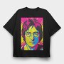John Lennon 2, Tricou Oversize Barbati (Unisex)