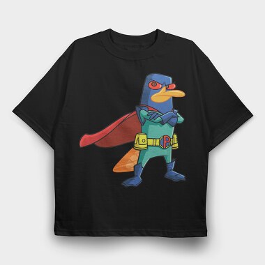 Phineas and Ferb 20, Tricou Oversize Barbati (Unisex)