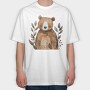 Bear Friends Forest, Tricou Oversize Barbati (Unisex)
