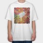 Autumn Leaves Forest, Tricou Oversize Barbati (Unisex)