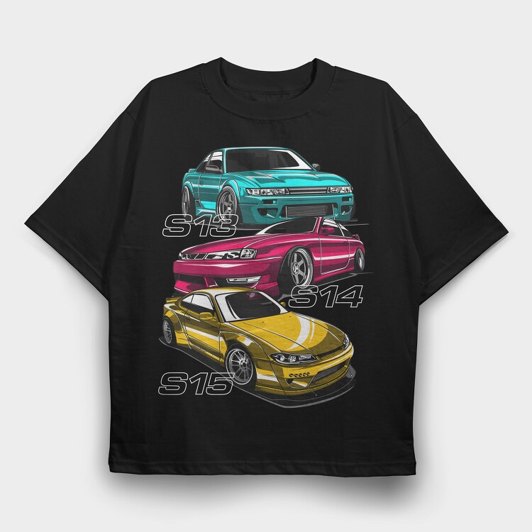 S Chassis, Tricou Oversize Barbati (Unisex)