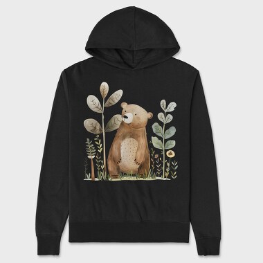 Bear In The Grass, Hanorac Oversize Barbati (Unisex)