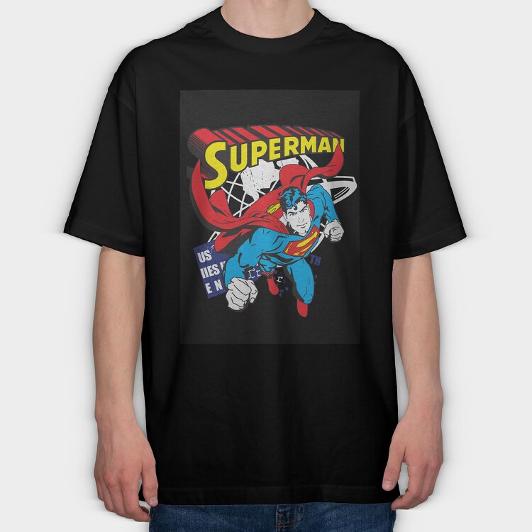 Superman 4, Tricou Oversize Barbati (Unisex)