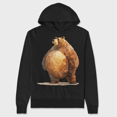 Bear Lover Buddy, Hanorac Oversize Barbati (Unisex)