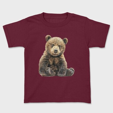 Bear Sitting Calm, Tricou Copii