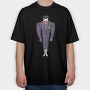 Cartoon Retro Batman 1, Tricou Oversize Barbati (Unisex)