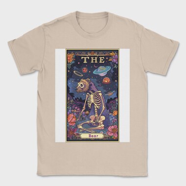 Bear Skeleton Space, Tricou Barbati (Unisex)