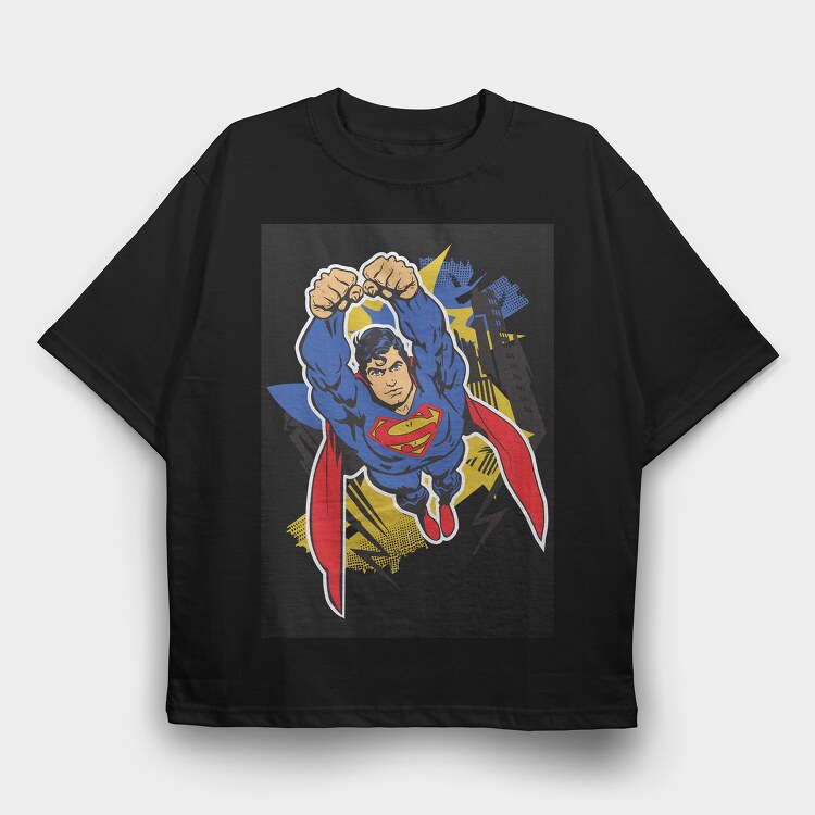 Superman 5, Tricou Oversize Barbati (Unisex)