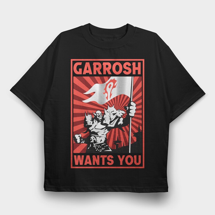 Warcraft 4, Tricou Oversize Barbati (Unisex)