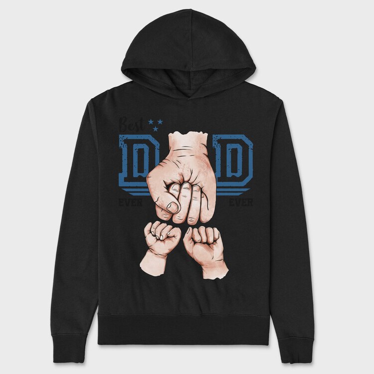 Best Dad 2, Hanorac Oversize Barbati (Unisex)