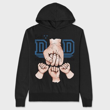 Best Dad 3, Hanorac Oversize Barbati (Unisex)