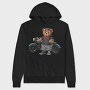 Biker Bear Cool, Hanorac Oversize Barbati (Unisex)