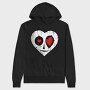 Bleeding Heart Sublimation, Hanorac Oversize Barbati (Unisex)