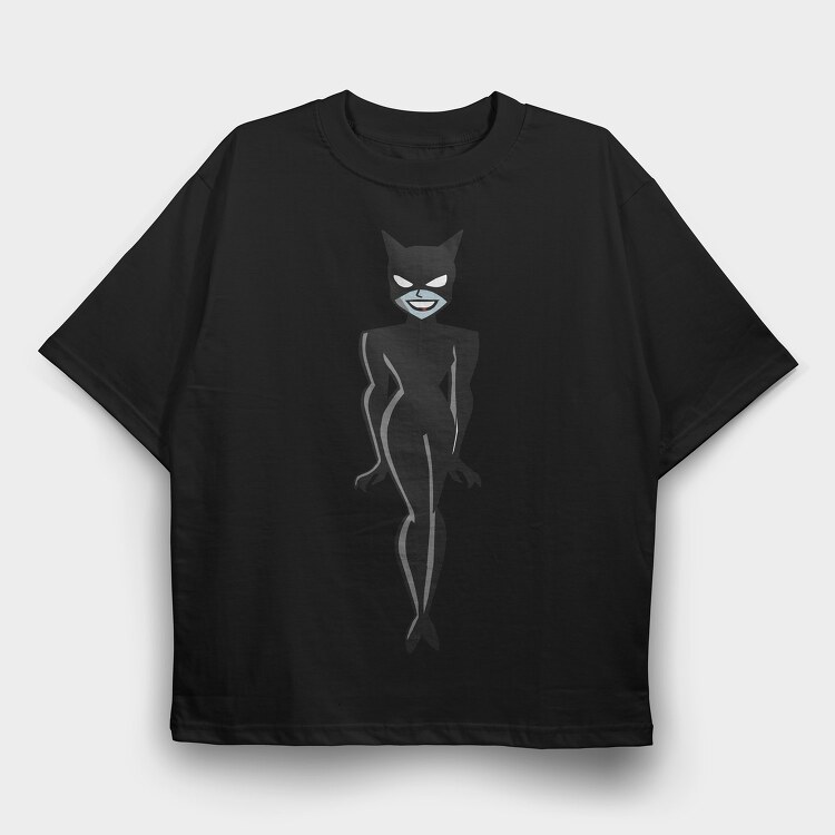 Cartoon Retro Batman 4, Tricou Oversize Barbati (Unisex)