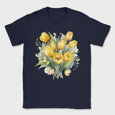Bloom Spring Tulips, Tricou Barbati (Unisex)