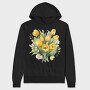 Bloom Spring Tulips, Hanorac Oversize Barbati (Unisex)