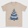 Blue Snow Serenity Tree, Tricou Barbati (Unisex)