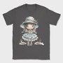 Blue Vintage Girl, Tricou Barbati (Unisex)