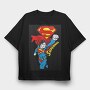 Superman 8, Tricou Oversize Barbati (Unisex)