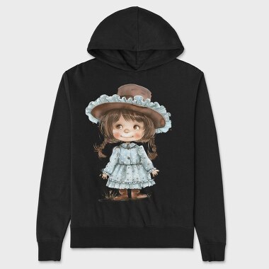 Blue Vintage Girls, Hanorac Oversize Barbati (Unisex)
