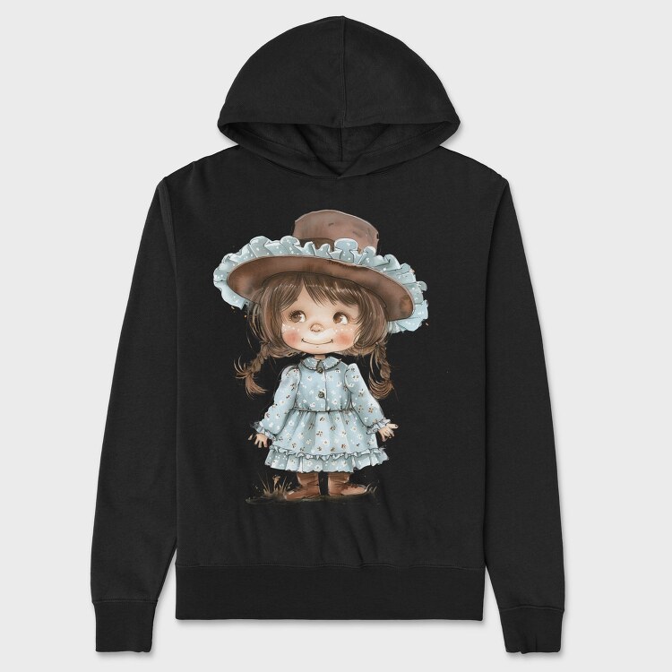 Blue Vintage Girls, Hanorac Oversize Barbati (Unisex)
