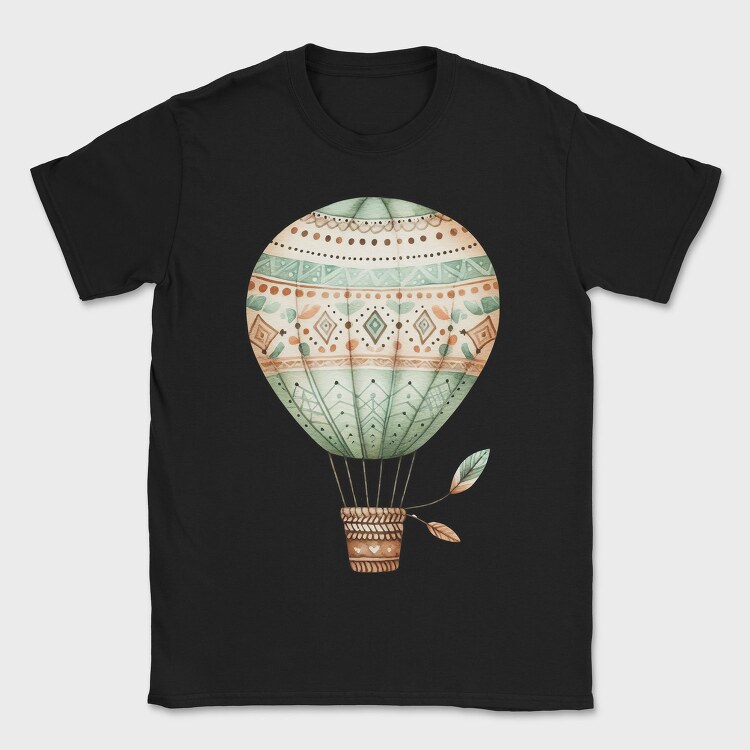 Boho Balloon Bear, Tricou Barbati (Unisex)